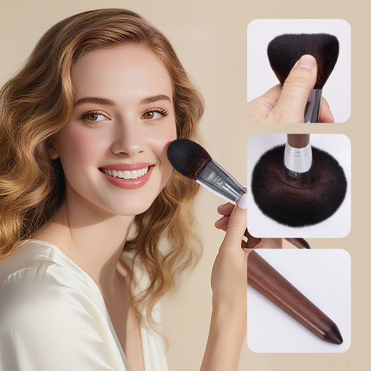 5 pcs of Wooden Brown Thick Brushes