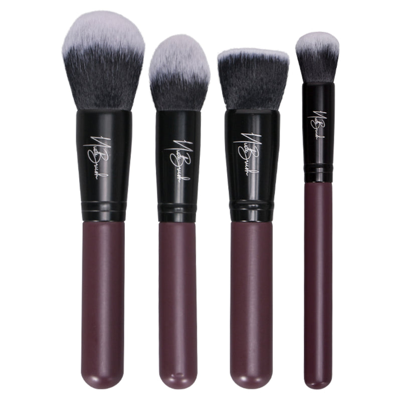 4 pcs of Thick purple Brushes