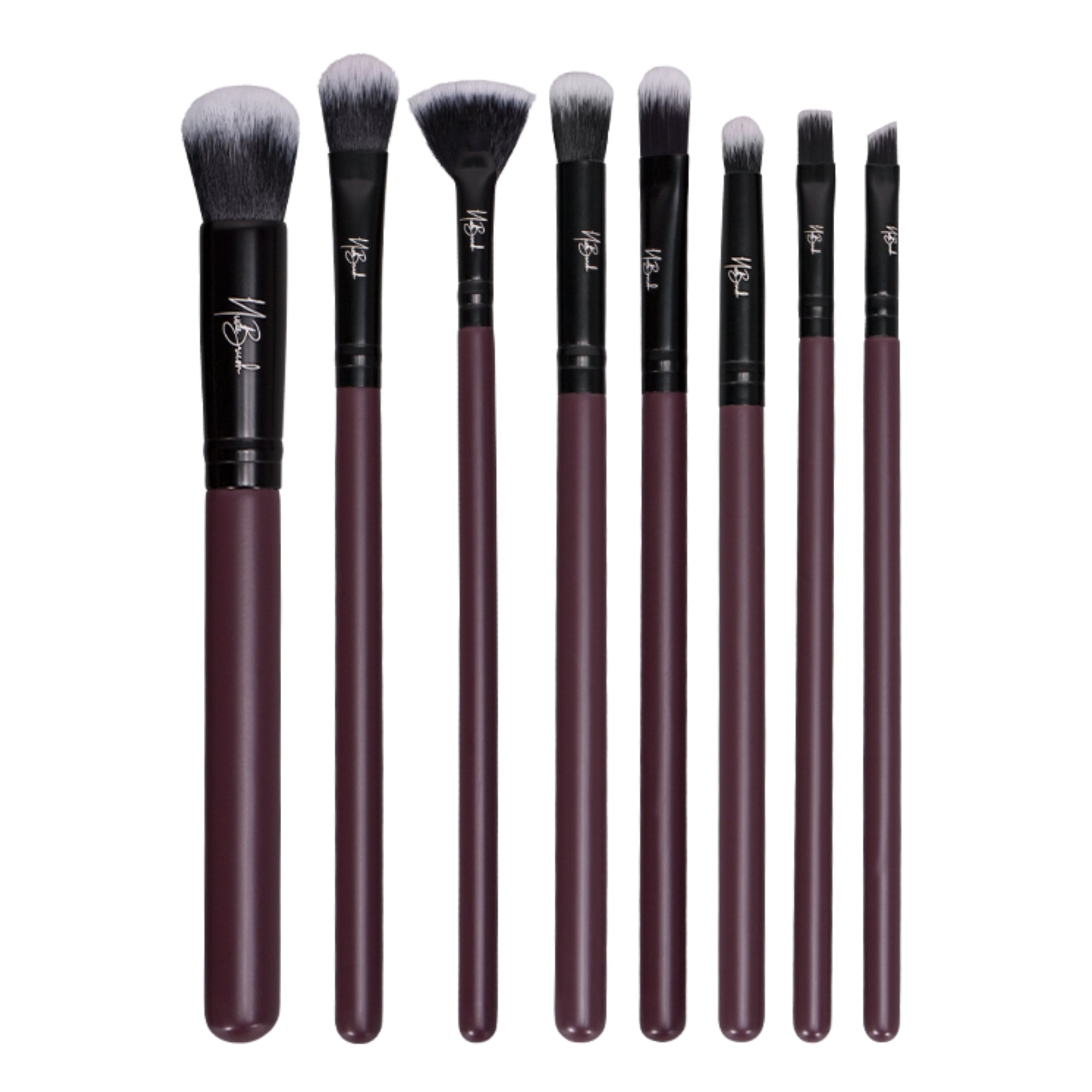 7 pcs of Thin purple Brushes