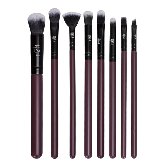 7 pcs of Thin purple Brushes