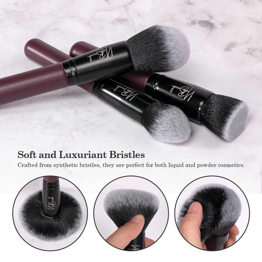 4 pcs of Thick purple Brushes