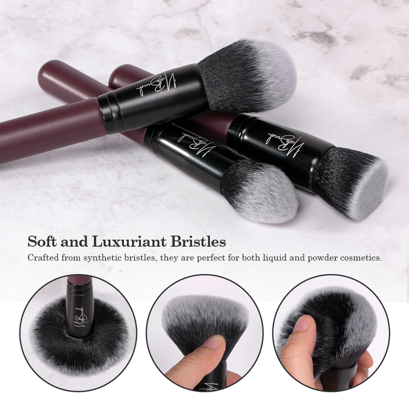 4 pcs of Thick purple Brushes