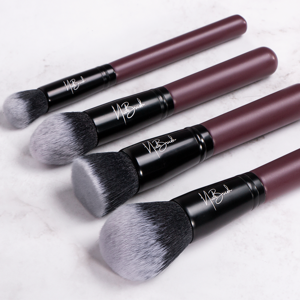4 pcs of Thick purple Brushes