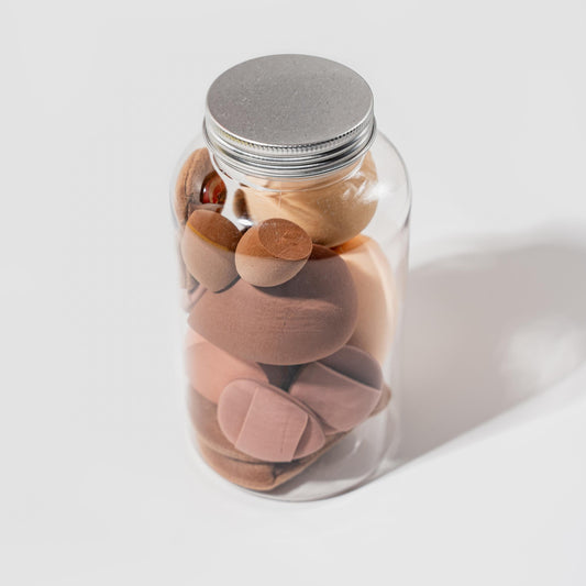 12 pcs of Makeup Sponge set with Jar